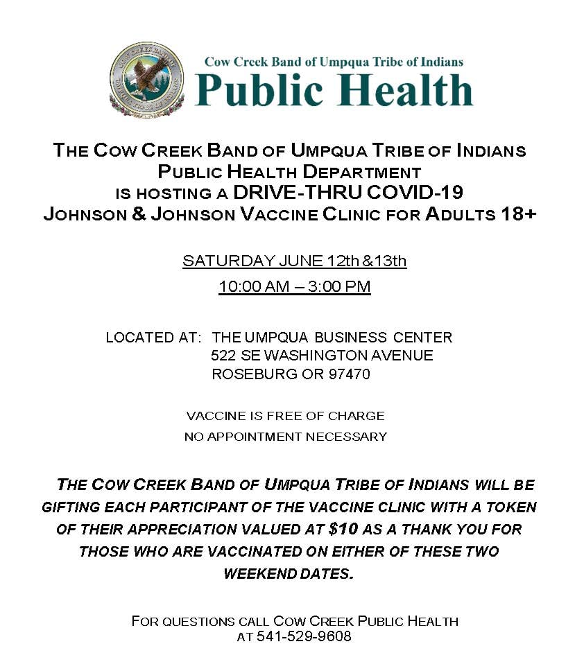 johnsonandjohnson6.1213.21 Cow Creek Band of Umpqua Tribe of Indians