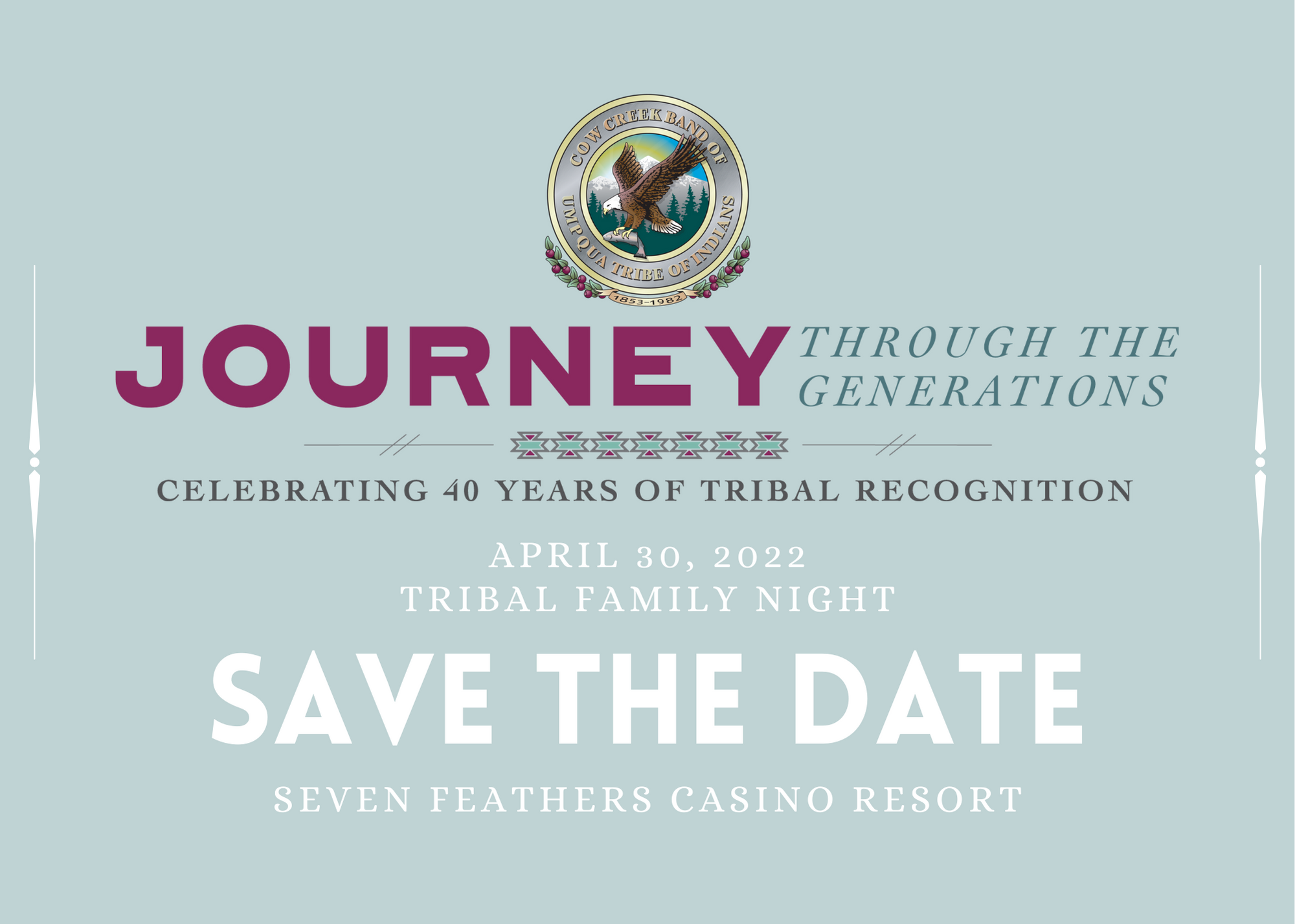 Tribal Members Invited to Celebrate 40th Anniversary in April