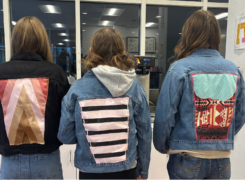 Ribbon Jean Jackets
