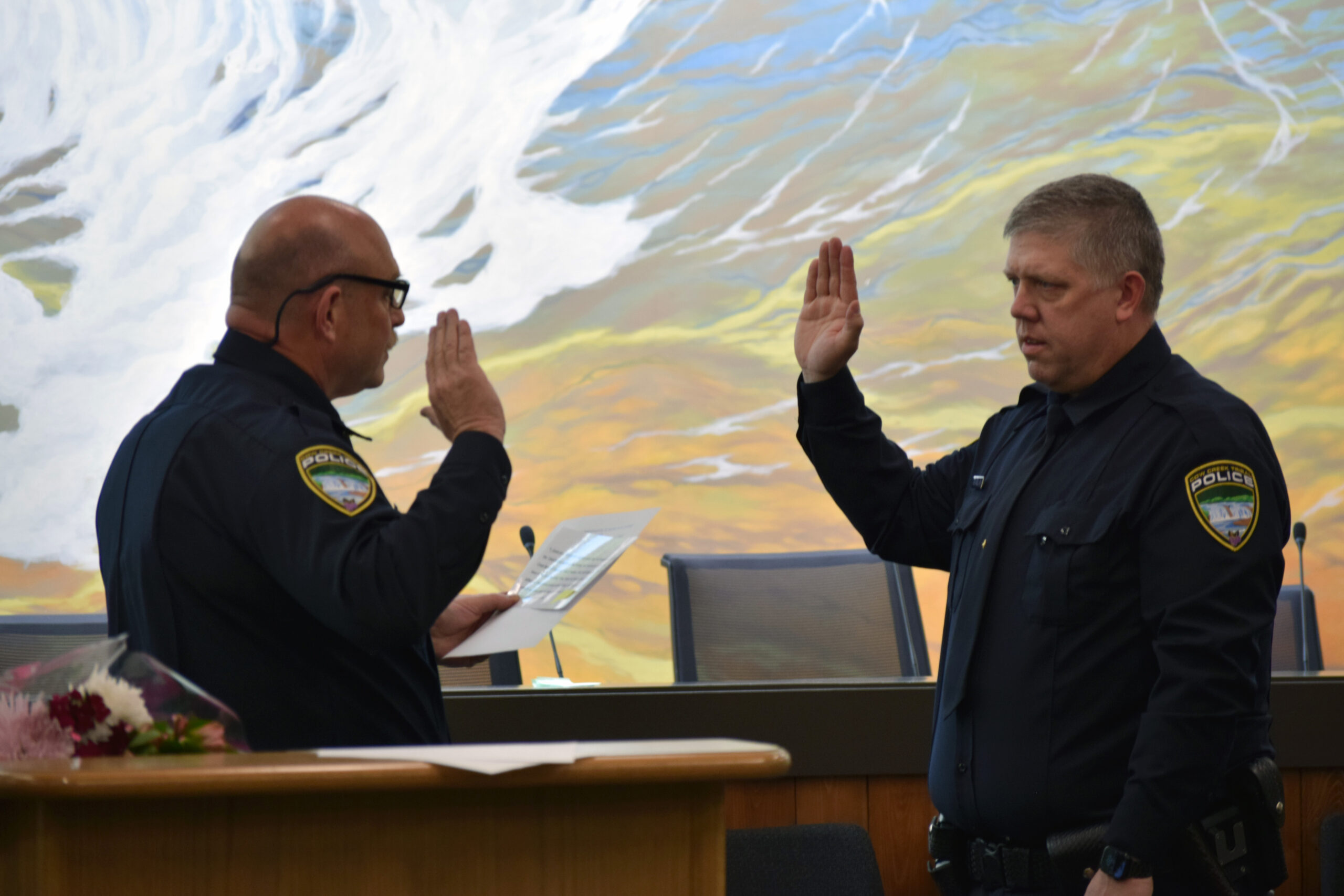 CCTPD Swears In Newest Tribal Police Officer